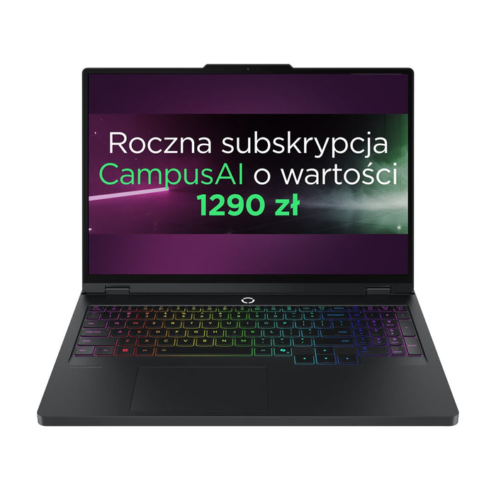 Lenovo Legion Pro 5 16ADR10 Ryzen 9 8945HX 16" WQXGA IPS 500 nits 240 Hz LBL AG 32 GB DDR5 5200 SSD 1 TB GeForce RTX 5060 8 GB Cam 5.0 MP 80 Wh Win11 Eclipse Black