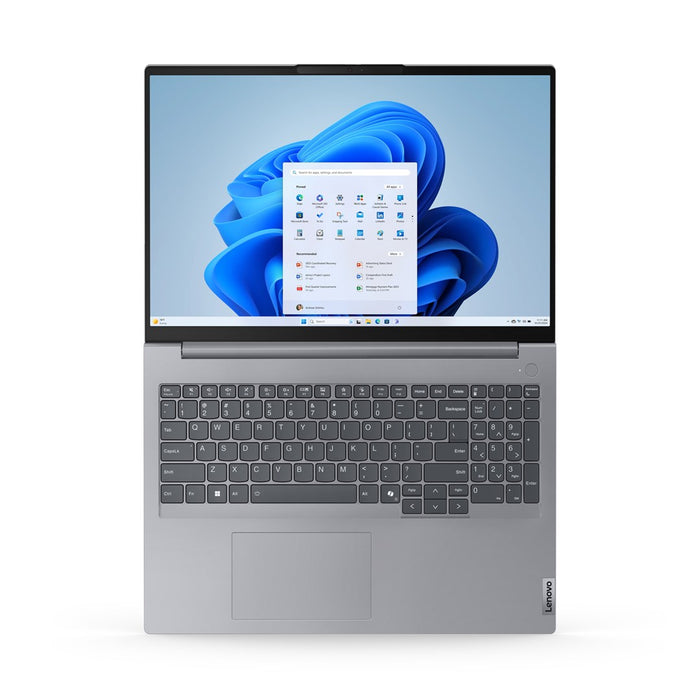 Lenovo ThinkBook 16 G7 ARP AMD Ryzen™ 5 7535HS Laptop 40.6 cm (16") WUXGA 16 GB DDR5-SDRAM 512 GB SSD Wi-Fi 6E (802.11ax) Windows 11 Pro English Grey