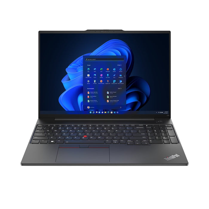 Lenovo ThinkPad E16 Gen 1 (Intel) Intel® Core™ i5 i5-1335U Laptop 40.6 cm (16") Touchscreen WUXGA 16 GB DDR4-SDRAM 512 GB SSD Wi-Fi 6 (802.11ax) Windows 11 Pro US English Black New Repack/Repacked