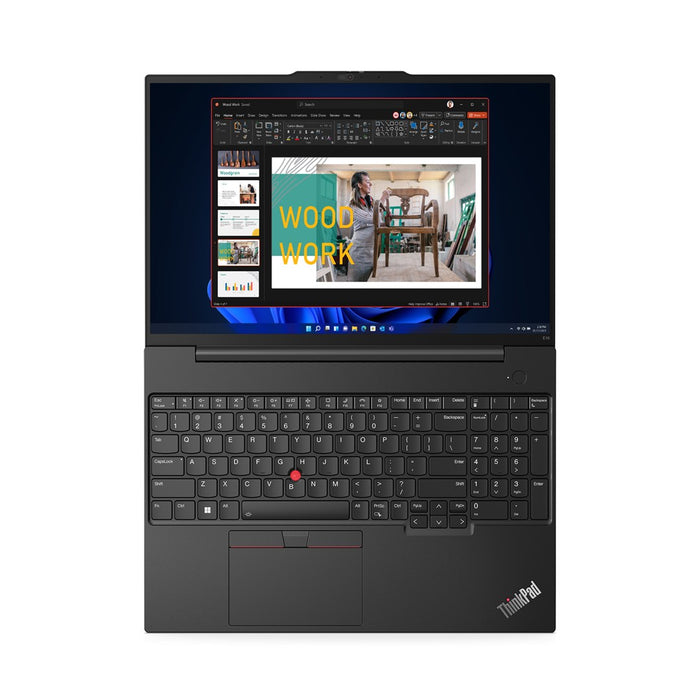 Lenovo ThinkPad E16 Gen 1 (Intel) Intel® Core™ i5 i5-1335U Laptop 40.6 cm (16") Touchscreen WUXGA 16 GB DDR4-SDRAM 512 GB SSD Wi-Fi 6 (802.11ax) Windows 11 Pro US English Black New Repack/Repacked