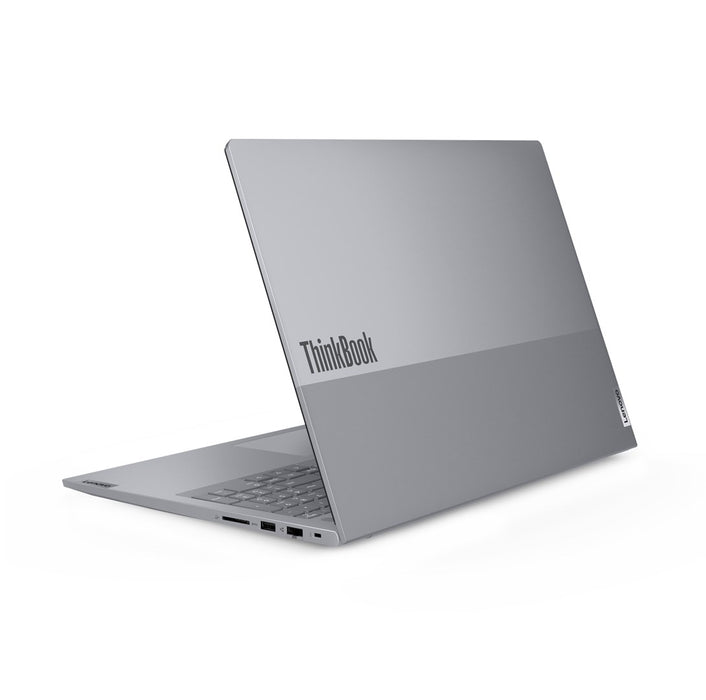 Lenovo ThinkBook 16 G8 IAL Intel Core Ultra 5 225U Laptop 40.6 cm (16") WUXGA 16 GB DDR5-SDRAM 512 GB SSD Wi-Fi 6E (802.11ax) Windows 11 Pro English Grey