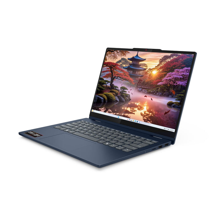 Lenovo IdeaPad 5 2-in-1 14AKP10 Copilot+ PC AMD Ryzen™ AI 7 350 Hybrid (2-in-1) 35.6 cm (14") Touchscreen WUXGA 16 GB LPDDR5x-SDRAM 1 TB SSD Wi-Fi 7 (802.11be) Windows 11 Home English Blue New Repack/Repacked