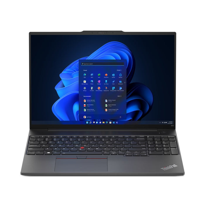 Lenovo ThinkPad E16 Gen 1 (Intel) Intel® Core™ i5 i5-1335U Laptop 40.6 cm (16") WUXGA 16 GB DDR4-SDRAM 256 GB SSD Wi-Fi 6 (802.11ax) Windows 11 Pro US English Black New Repack/Repacked