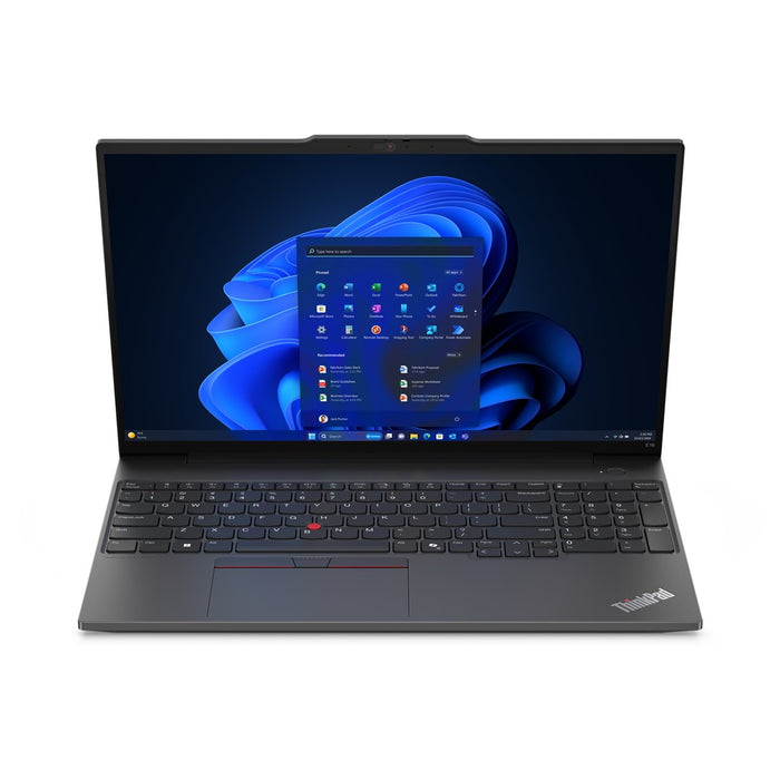 Lenovo ThinkPad E16 AMD Ryzen™ 7 7735U Laptop 40.6 cm (16") Touchscreen WUXGA 16 GB DDR5-SDRAM 1 TB SSD Wi-Fi 6 (802.11ax) Windows 11 Pro US English Black New Repack/Repacked