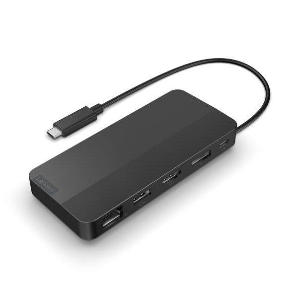 LENOVO USB-C Dual Display Travel Dock 1xHDMI2.1 1xDP1.4 1xUSB-A 2xUSB-C 1xRJ45 w/o AC Adapter