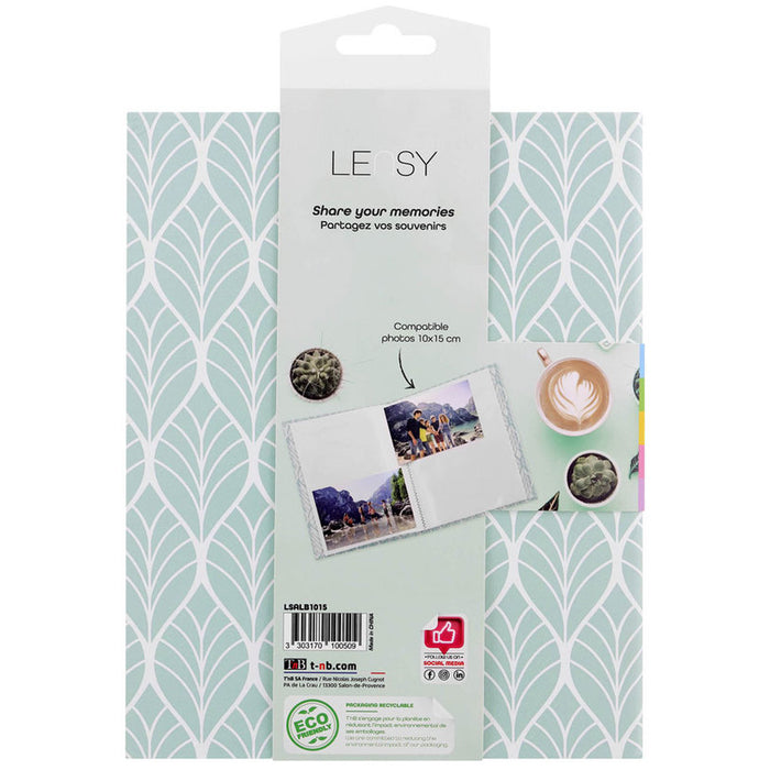 LENSY ALBUM 80 PHOTOS 10x15 GREEN