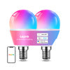 LEPRO BP1-2 E14 LED Bulb with Bluetooth and Wi-Fi, 470 lm, 2-pack
