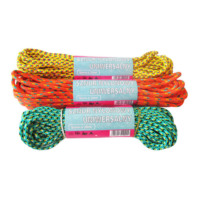 BRAIDED ROPE WITH PP FIBERS 20M LEROY