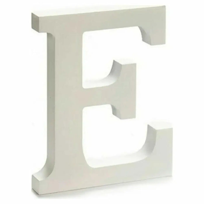 Letter Pincello E White 1,8 x 21 x 17 cm (12 Units) - Декорация и Осветление<<<Дом Градина<<<BigBuy&&&Други артикули за