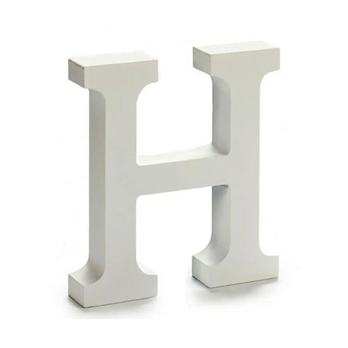 Letter Pincello H White 2 x 16 x 14,5 cm (24 Units) - Декорация и Осветление<<<Дом Градина<<<BigBuy&&&Други артикули за
