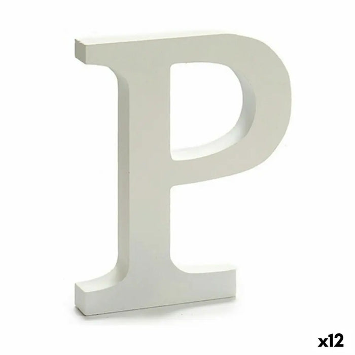 Letter Pincello P 1,8 x 21 x 17 cm (12 Units) - Декорация и Осветление<<<Дом Градина<<<BigBuy&&&Други артикули за
