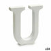 Letter Pincello U White 2 x 16 x 14,5 cm (24 Units) - Декорация и Осветление<<<Дом Градина<<<BigBuy&&&Други артикули за