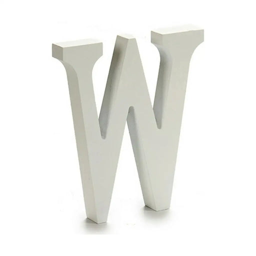 Letter Pincello W White 1,8 x 21 x 17 cm (12 Units) - Декорация и Осветление<<<Дом Градина<<<BigBuy&&&Други артикули за