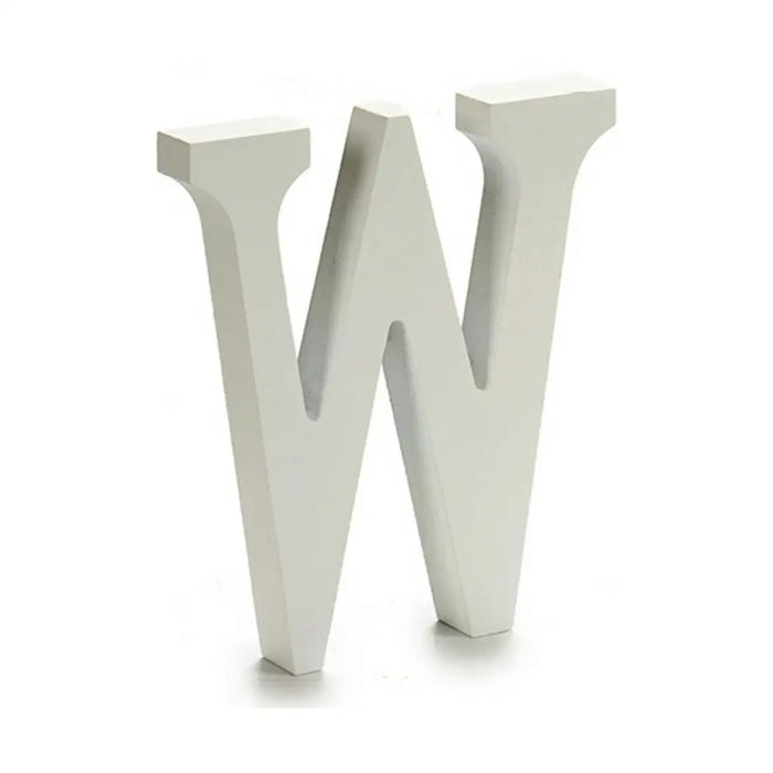 Letter Pincello W White 1,8 x 21 x 17 cm (12 Units) - Декорация и Осветление<<<Дом Градина<<<BigBuy&&&Други артикули за