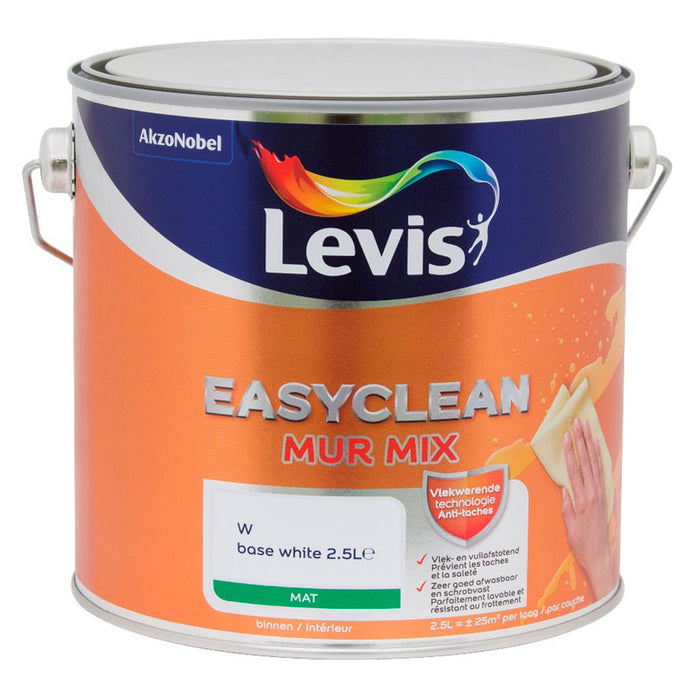 EASYCLEAN MUR MAT 2.5 L LATEX TINTING PAINT LEVIS