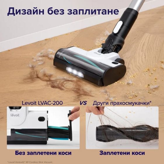 Battery vacuum cleaner Levoit LVAC-200, white
