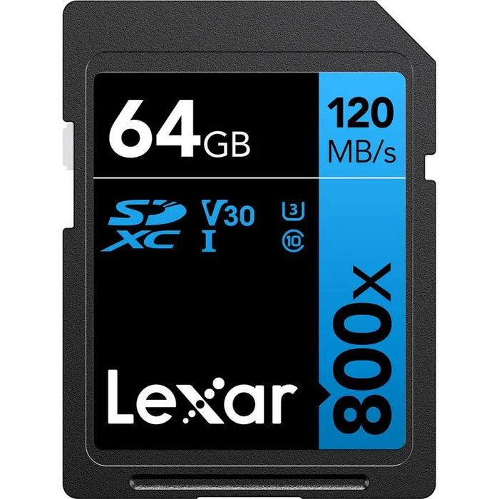 Lexar Professional 800x Pro SDXC 64GB memory card