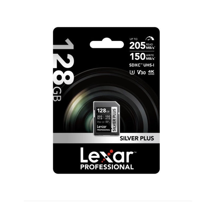 MEMORY CARD SDXC 128GB 205/150MB/s UHS-I,C10,V30,U3 LEXAR