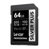 Lexar Professional SILVER PLUS SDXC 64GB memory card