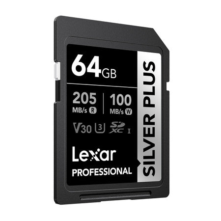 Lexar Professional SILVER PLUS SDXC 64GB memory card