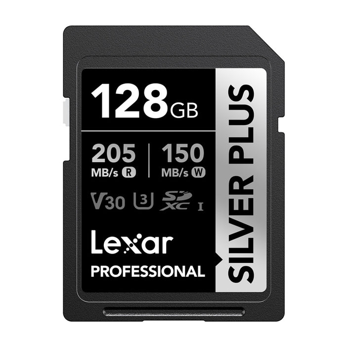 Lexar Professional SILVER PLUS SDXC 128GB memory card
