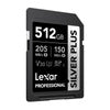 Lexar Professional SILVER PLUS SDXC 512GB memory card