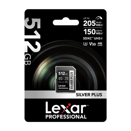 Lexar Professional SILVER PLUS SDXC 512GB memory card