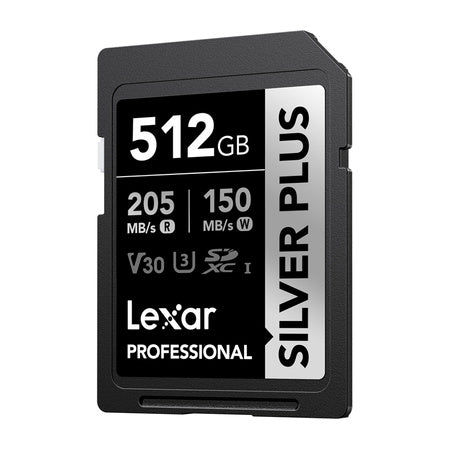 Lexar Professional SILVER PLUS SDXC 512GB memory card