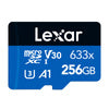 Lexar High-Performance 633x microSDXC 256GB memory card + SD adapter
