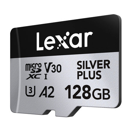 Karta pamięci Lexar High-Performance Silver Plus microSDXC 128GB + adapter