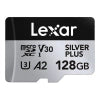 Karta pamięci Lexar High-Performance Silver Plus microSDXC 128GB + adapter