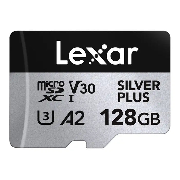 Karta pamięci Lexar High-Performance Silver Plus microSDXC 128GB + adapter