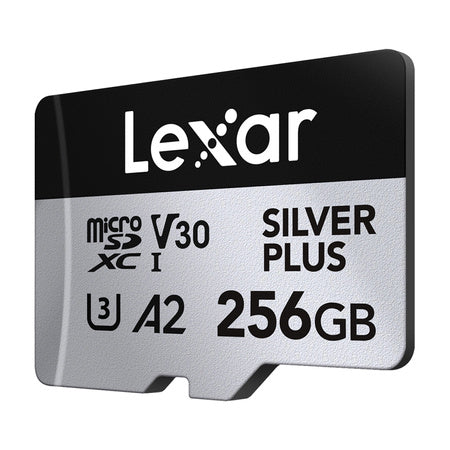Karta pamięci Lexar High-Performance Silver Plus microSDXC 256GB + adapter