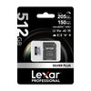 Karta pamięci Lexar High-Performance Silver Plus microSDXC 512GB + adapter