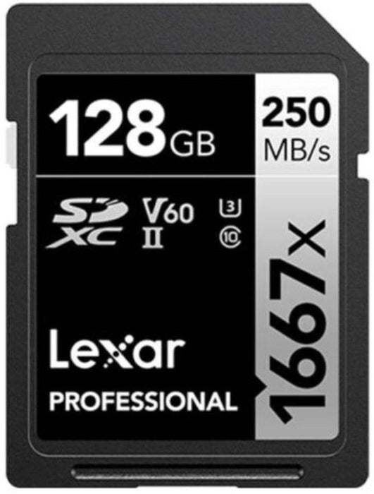 Memory card Lexar - Professional, 128GB, SDXC, Class10