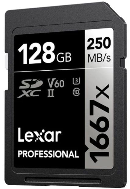Memory card Lexar - Professional, 128GB, SDXC, Class10