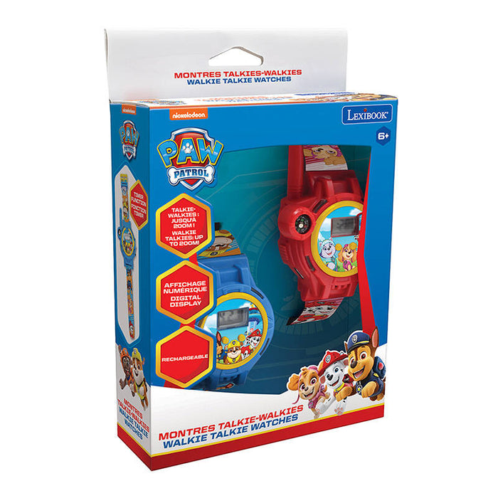 Children's electronic watches Lexibook - Paw Patro, with walkie-talkie function, 2 pieces