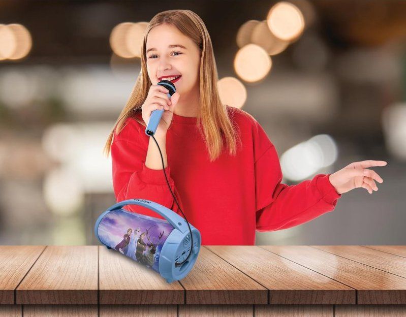 Bluetooth Speaker with Karaoke Microphone Lexibook Frozen