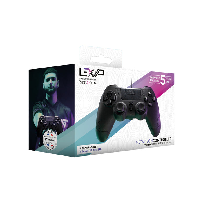 SteelPlay Metaltech Wired Joystick - Black (PS4)
