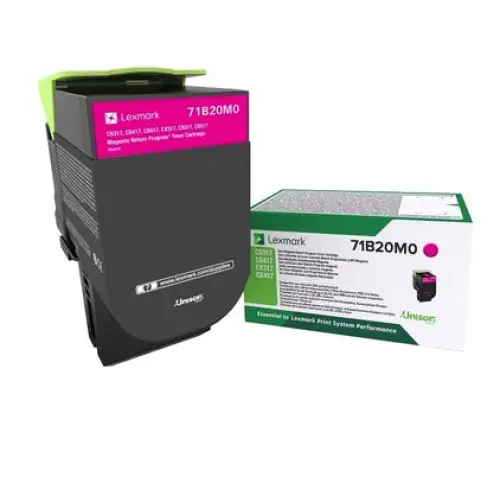 Lexmark 71B20M0 CS/CX317 417 517 Magenta Return Programme 2.3K Toner Cartridge - Консумативи<<<LEXMARK