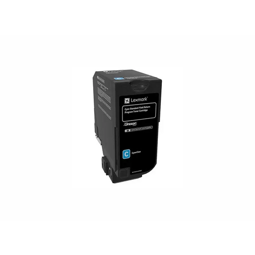 Lexmark 74C2SC0 toner cartridge 1 pc(s) Original Cyan - Тонери<<<Консумативи - Лазер<<<Печат Сканиране и