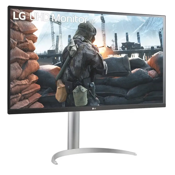 LG 32UP55NP-W computer monitor 80 cm (31.5’’) 3840 x 2160 pixels 4K Ultra HD White