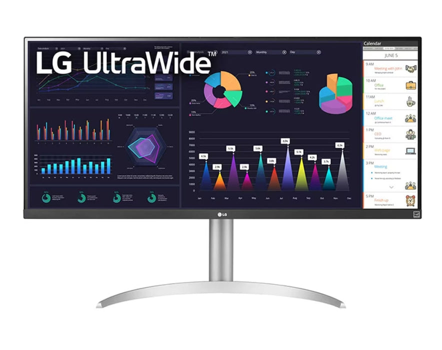 LG 34WQ650-W 34’’ UltraWide AG IPS Panel 5ms 1ms MBR 1000:1 400 cd/m2 21:9 2560x1080 HDR 400 sRGB over 99% Radeon