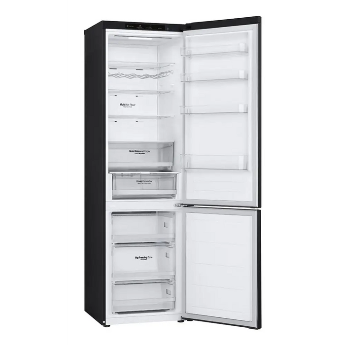 LG GBV3200DEP fridge-freezer Freestanding 387 L D Black - Freestanding refrigerator-freezers