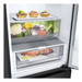 LG GBV3200DEP fridge-freezer Freestanding 387 L D Black - Freestanding refrigerator-freezers