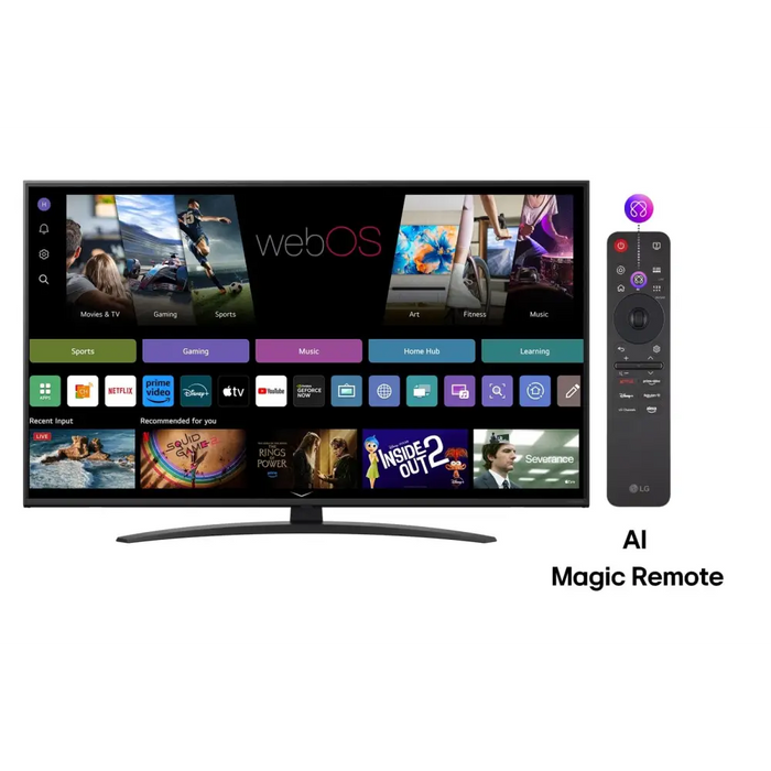 LG NanoCell AI 50NANO81A3A TV 127 cm (50’’) 4K Ultra HD Smart TV Wi-Fi Black - LCD TVsTVA-LCD<<<TV