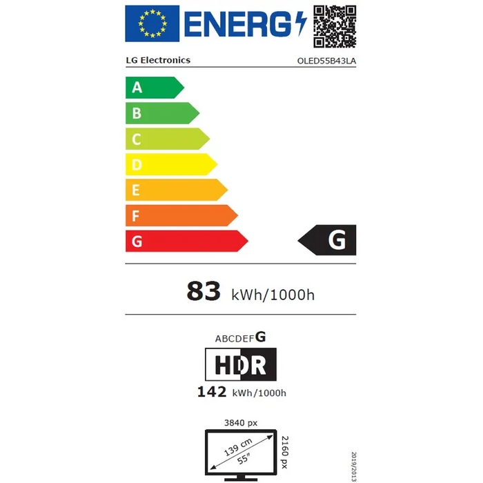 LG OLED55B43LA TV 139.7 cm (55’’) 4K Ultra HD Smart TV Wi-Fi Black - OLED<<<Телевизори<<<Телевизори Аудио и