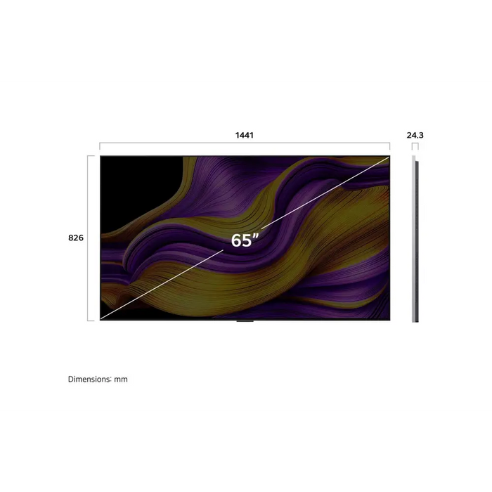 LG OLED65G51LW TV 165.1 cm (65’’) 4K Ultra HD Smart TV Wi-Fi Black - LCD TVsTVA-LCD<<<TV