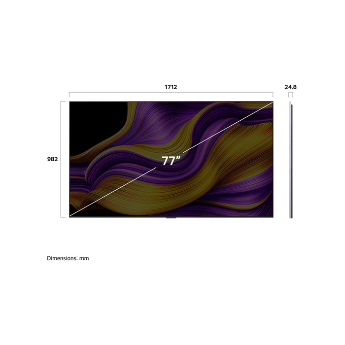 TV LG OLED77G51LW, 77"(195cm), OLED evo AI G5 4K Smart TV, WebOS 2025