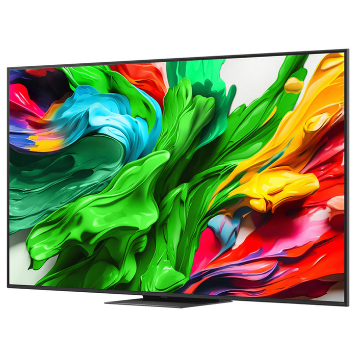 LG 75QNED86A3A, 75" 4K QNED HDR Smart TV, 3840x2160, 120Hz Native (VRR 144Hz), DVB-T2/C/S2, Alpha 8 AI Processor, HDR 10 PRO, webOS 25 ThinQ, 4K Upscaling, WiFi 5, Dolby Vision, Bluetooth 5.1, AirPlay 2, LAN, CI, HDMI, SPDIF, Stand